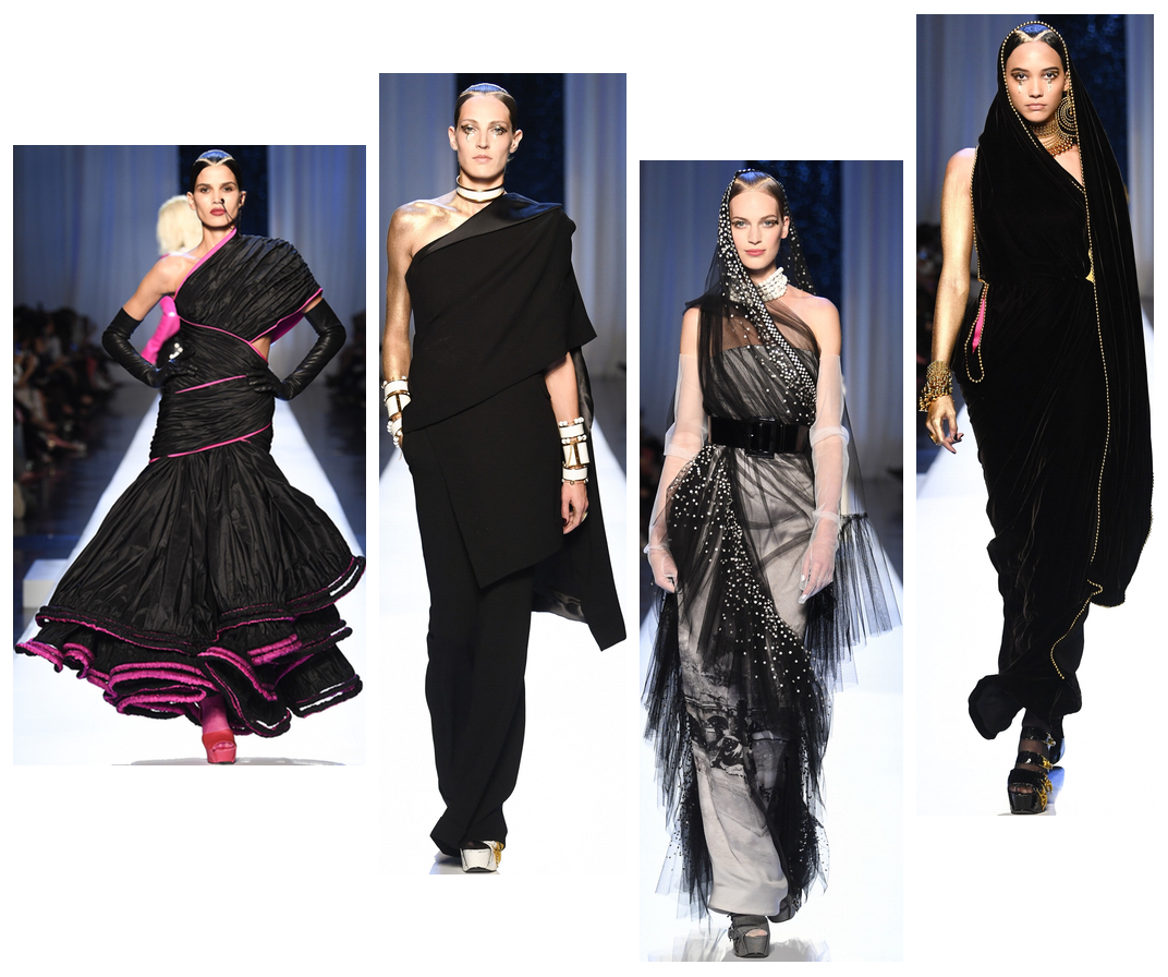 Jean Paul Gaultier’s Saree Silhouettes